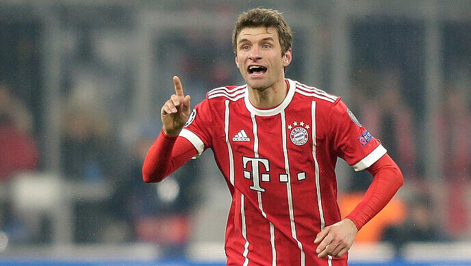 Zwei Tore, ein Assist: Die Performance von Thomas Müller im Achtelfinal-Hinspiel der Champions League gegen Besiktas Istanbul. Zwei Tore, ein Assist: Die Performance von Thomas Müller im Achtelfinal-Hinspiel der Champions League gegen Besiktas Istanbul.