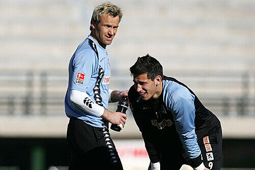 Die Nummer 1 und sein Herausforderer: Philipp Tschauner (r.) und Michael Hofmann.