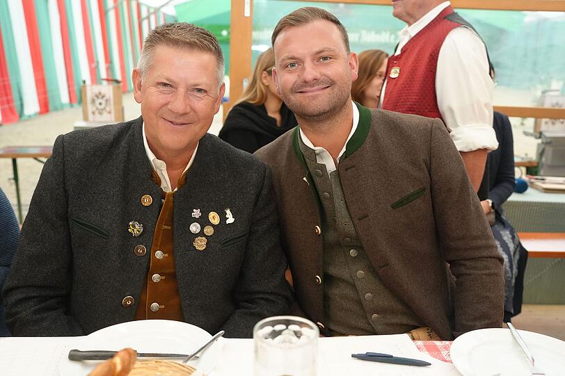 Die Sieger: Andreas Gaßner und Sohn Toni von der Münchner Traditionsmetzgerei Gaßner haben die besten Wiesn-Würschtl.