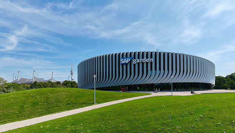 Die neue Heimat der FC Bayern Basketballer: Der SAP-Garden.