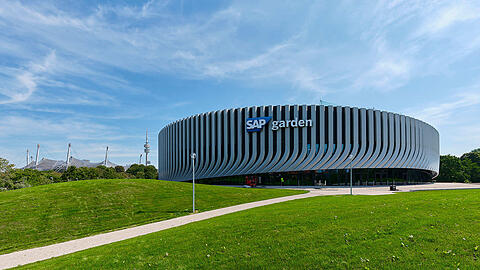 Die neue Heimat der FC Bayern Basketballer: Der SAP-Garden.