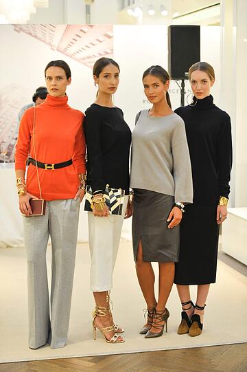 Diese Models präsentierten die Kollektion.