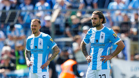 Sechzigs Mittelfeld um Marlon Frey (r.) und Tim Rieder blieb in der vergangenen Saison unter den Erwartungen.