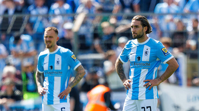 Sechzigs Mittelfeld um Marlon Frey (r.) und Tim Rieder blieb in der vergangenen Saison unter den Erwartungen.