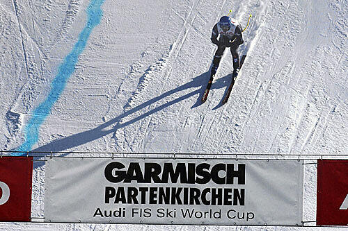 Zielschuss der Kandahar-Abfahrt in Garmisch: Auch bei Olympia 2018?