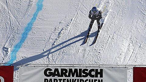 Zielschuss der Kandahar-Abfahrt in Garmisch: Auch bei Olympia 2018?