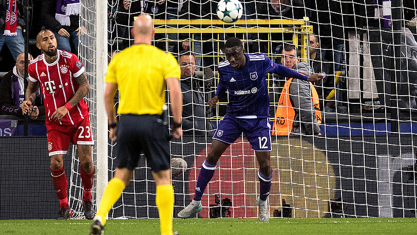 Auch Anderlecht kam schon zu seinen Chancen gegen Bayern.