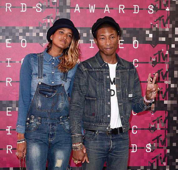 Pharrell Williams und Helen Lasichanh