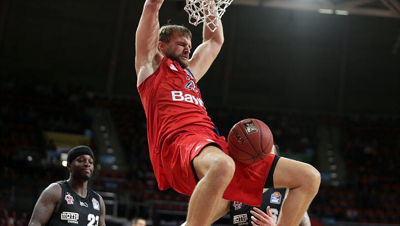 Topscorer der Bayern-Basketballer: Danilo Barthel. Topscorer der Bayern-Basketballer: Danilo Barthel.