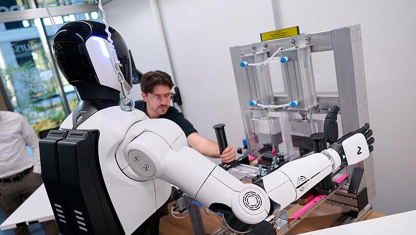 Ein Roboter im RoboGym.