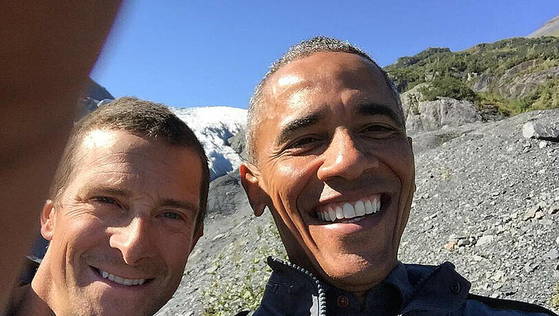 Barack Obama genießt den Survival-Trip mit Bear Grylls Barack Obama genießt den Survival-Trip mit Bear Grylls