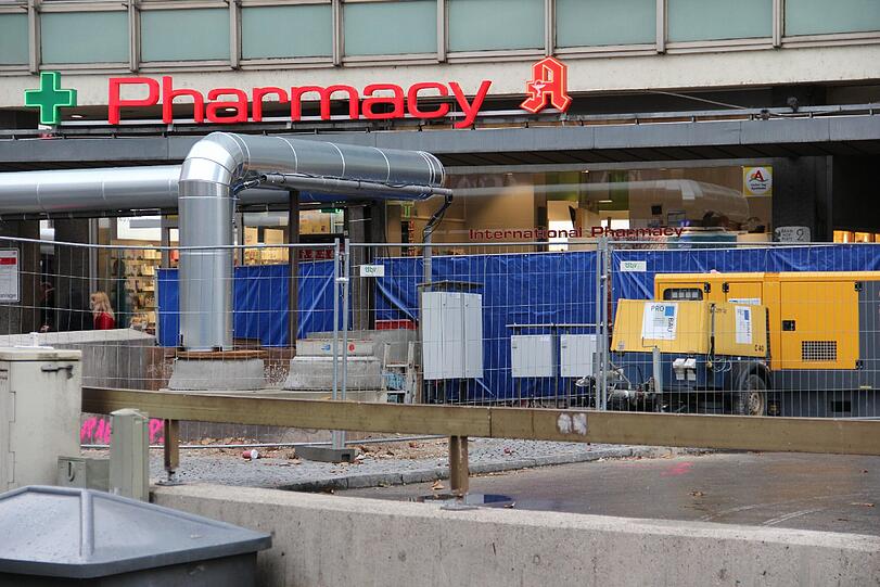 So sieht's seit Mittwoch am Münchner Hauptbahnhof aus: Baustelle soweit das Auge reicht