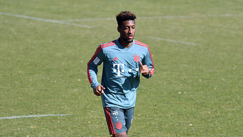 Trainierte am Sonntag wieder mit der Mannschaft: Kingsley Coman.