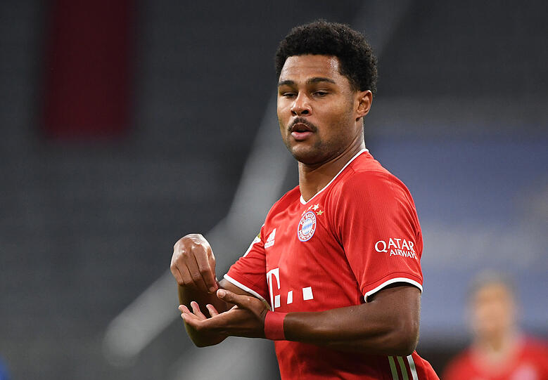 Der Mann des Abends: Serge Gnabry, der einen Hattrick erzielte.