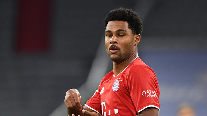 Der Mann des Abends: Serge Gnabry, der einen Hattrick erzielte.