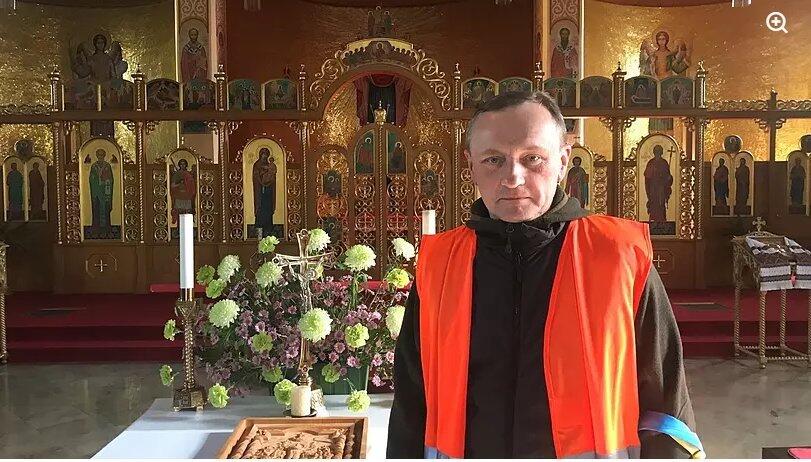 Pfarrer Viitovitch von der Ukrainischen Kirche in Untergiesing.