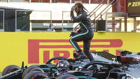 War im Qualifying in Sotschi am schnellsten: Mercedes-Pilot Lewis Hamilton.