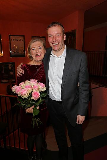 Jutta Speidel und Autor Stefan Vögel