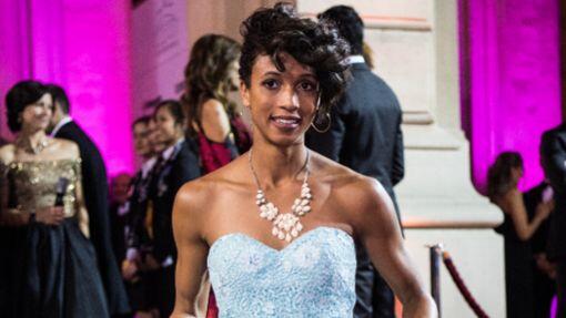 Malaika Mihambo beim 37. Sportpresse-Ball in Frankfurt/Main.
