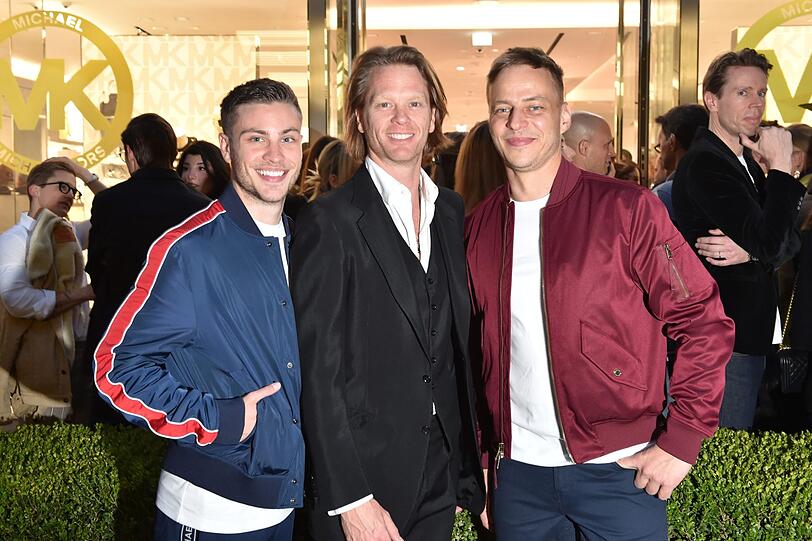 Jannik Schümann, Mike Kraus und Tom Wlaschiha