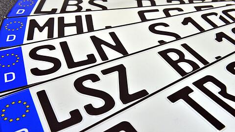 Die L&auml;nder wollen Freiheit bei Vergabe neuer Kfz-Kennzeichen. (Symbolbild)