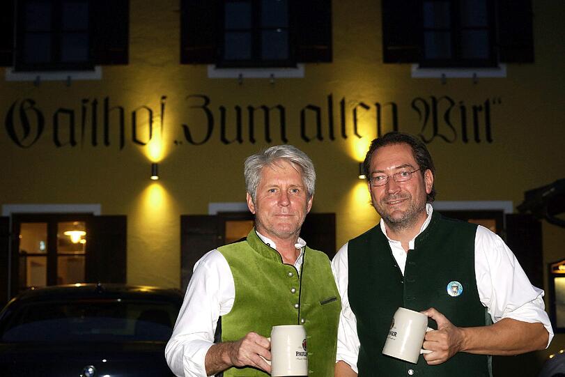 Die beiden engagierten Wirte im Zum Alter Wirt: Ralf Hannemann und Werner K. Ostheimer.