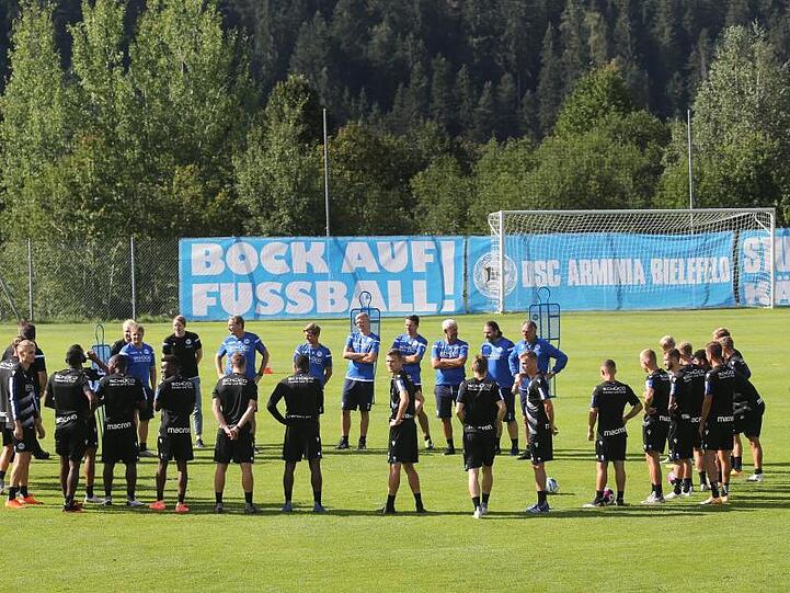Arminia Bielefeld bereitet sich im Trainingslager in Österreich auf die kommende Saison vor.