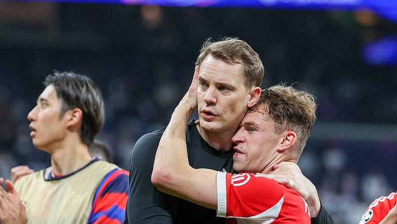 Der FC Bayern gewinnt gegen Real Madrid mit 2:1. Der FC Bayern gewinnt gegen Real Madrid mit 2:1.