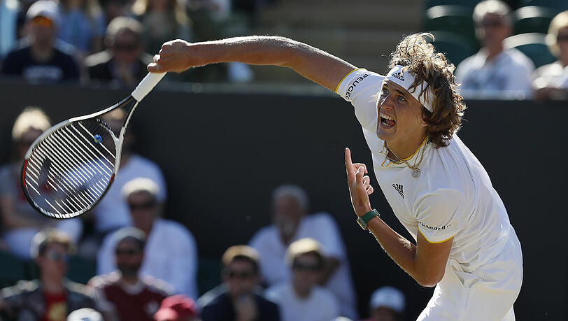 Der Höhenflug geht weiter: Alexander Zverev. Der Höhenflug geht weiter: Alexander Zverev.