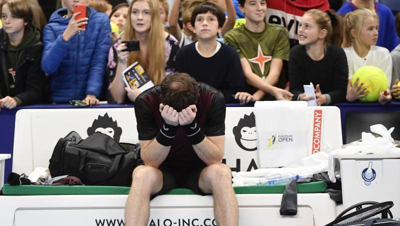 Andy Murray vergoss nach seinem Turniersieg in Antwerpen Freudentränen. Andy Murray vergoss nach seinem Turniersieg in Antwerpen Freudentränen.