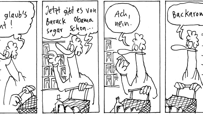 "Barack Obama" oder: Spontan gesehen ist die Welt ganz einfach. Und warum nicht mal einen Präsidentenkuchen backen?