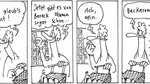 "Barack Obama" oder: Spontan gesehen ist die Welt ganz einfach. Und warum nicht mal einen Präsidentenkuchen backen?
