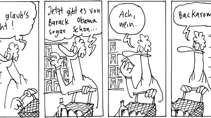 "Barack Obama" oder: Spontan gesehen ist die Welt ganz einfach. Und warum nicht mal einen Präsidentenkuchen backen?