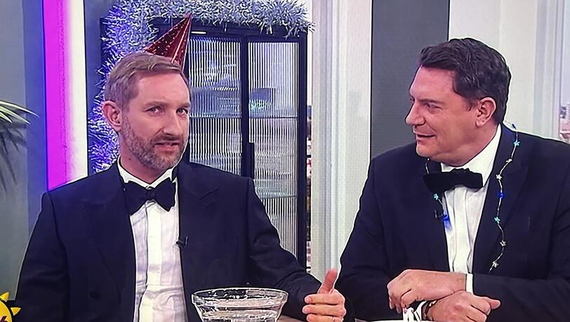 Daniel Boschmann und Benjamin Bieneck im "Sat.1 Frühstücksfernsehen".