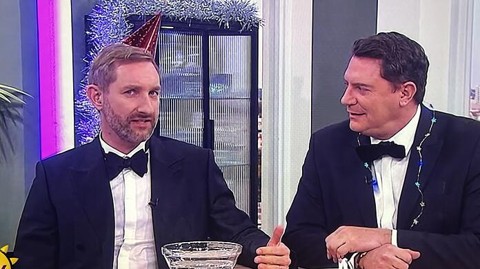 Daniel Boschmann und Benjamin Bieneck im "Sat.1 Frühstücksfernsehen".