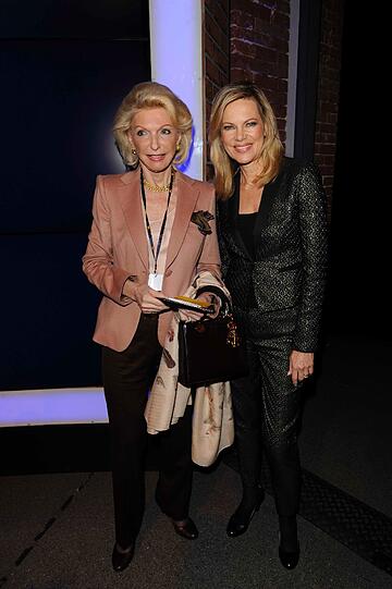 Blondinen unter sich: Nina Ruge (r.) mit Maria Elisabeth Schaeffler.