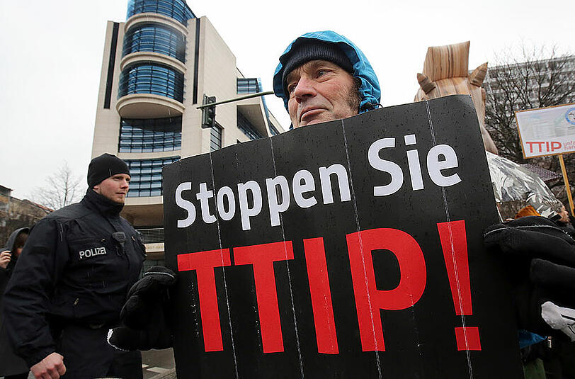Der Protest gegen TTIP weitet sich aus, auch in München.