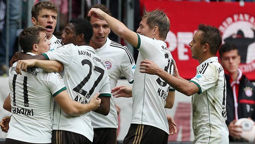 Die Bayern im Wiesn-Trikot: Nur acht Niederlagen setzte es während dem Oktoberfest. Die Bayern im Wiesn-Trikot: Nur acht Niederlagen setzte es während dem Oktoberfest.