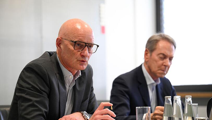 Brose-CEO Krug (l.) und Fimenpatriarch Stoschek.
