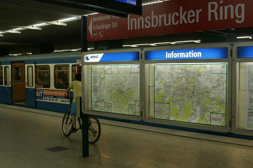 Die U-Bahn-Station Innsbrucker Ring