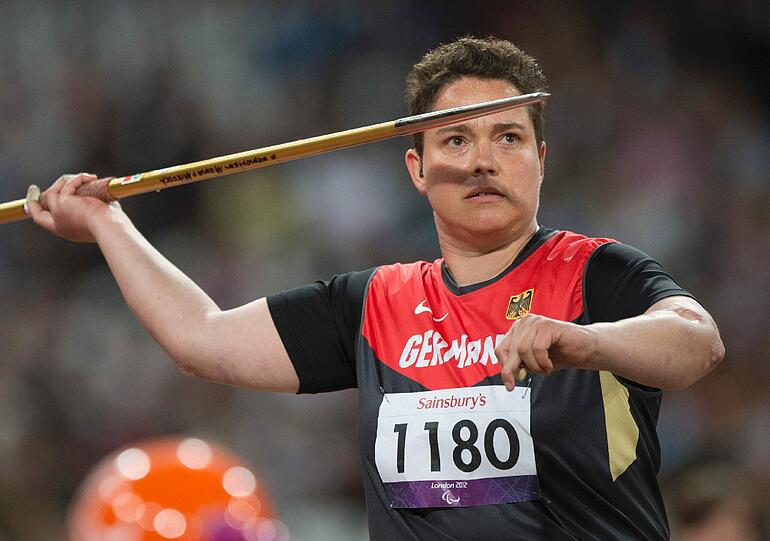 Speerwerferin Birgit Kober aus München.