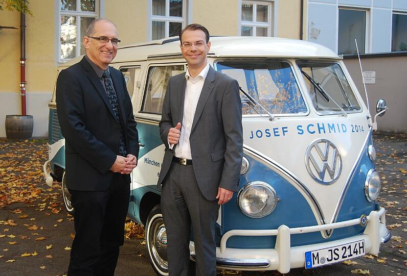 Die Spitzenkandidaten der CSU Pasing-Obermenzing: Frieder Vogelsgesang (links) und Sven Wackermann kandidieren nicht nur für de Bezirksausschuss, sondern auch für den Münchner Stadtrat.