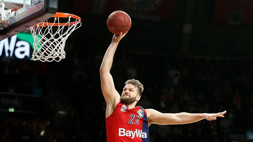 Bei der 98:102-Niederlage am Sonntag gegen Bonn geschont: Bayerns Basketball-Star Danilo Barthel.