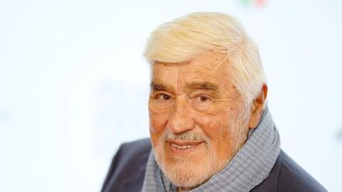 Der Schauspieler Mario Adorf will auch im hohen Alter seine Gelassenheit bewahren.