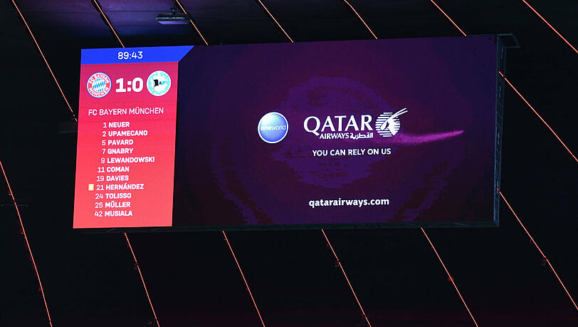 Sorgt aktuell für Aufregung: Die Partnerschaft des FC Bayern München mit der Fluglinie "Qatar Airways".