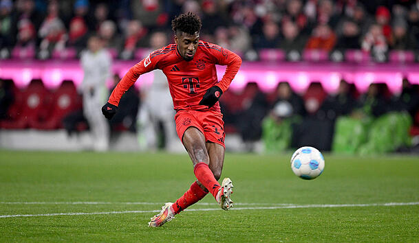 Gegen Wolfsburg glücklos: Flügelflitzer Kingsley Coman. Gegen Wolfsburg glücklos: Flügelflitzer Kingsley Coman.