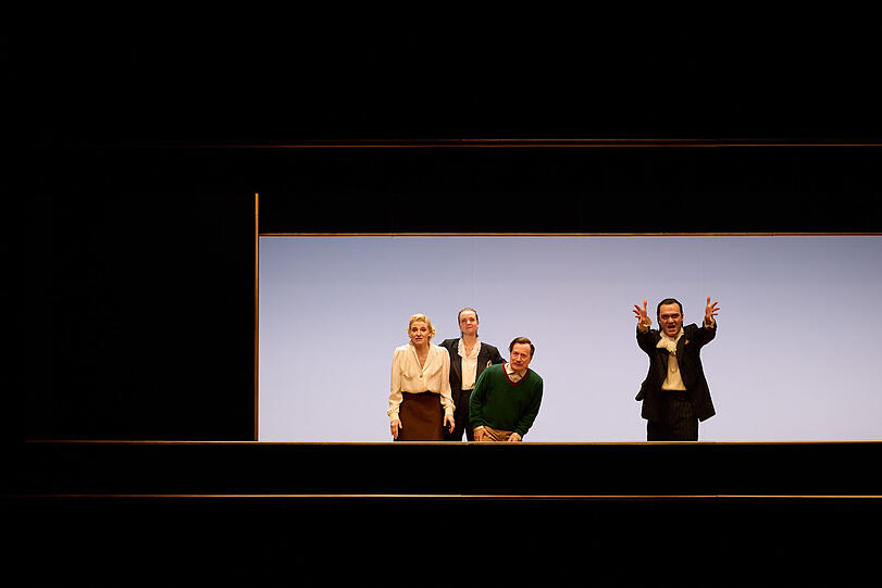 Eva Bay, Maren Solty, Stefan Merki und Vincent Redetzki.