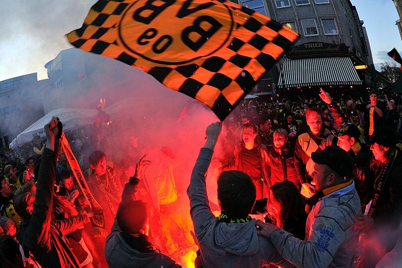 Die ganz große Party: Dortmund feiert die Meisterschaft. Die Bilder