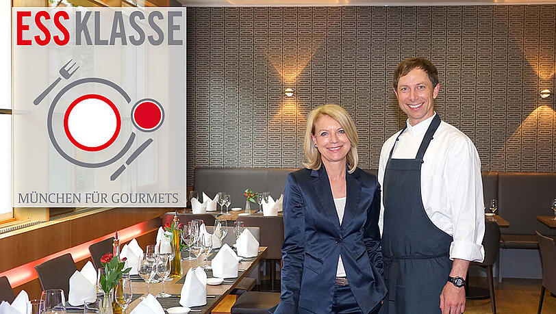 Conti-Gastgeberin Andrea Schelhorn mit Küchenchef Jürgen Weingarten. Conti-Gastgeberin Andrea Schelhorn mit Küchenchef Jürgen Weingarten.