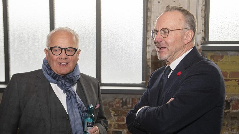 Bayerns Vorstandsboss Karl-Heinz Rummenigge (r.) äußerte sich am Sonntag mit deutlichen Worten zu den Vorwürfen von DFB-Präsident Fritz Keller.